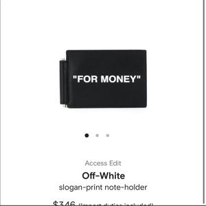 Off white wallet